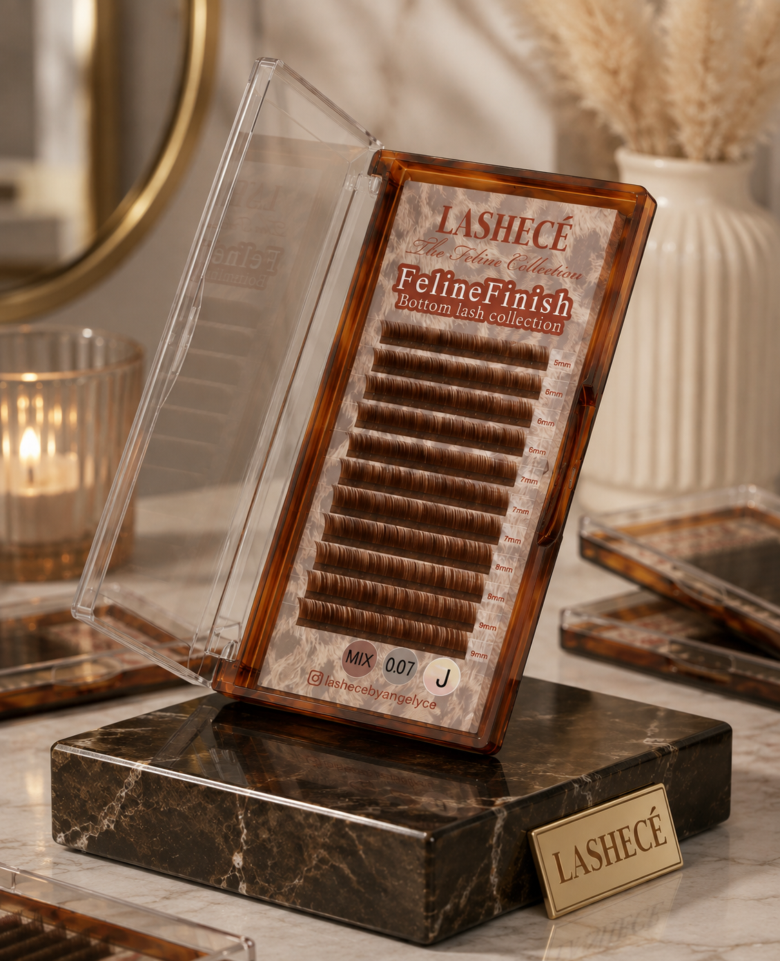 Medium Brown Bottom Lashes